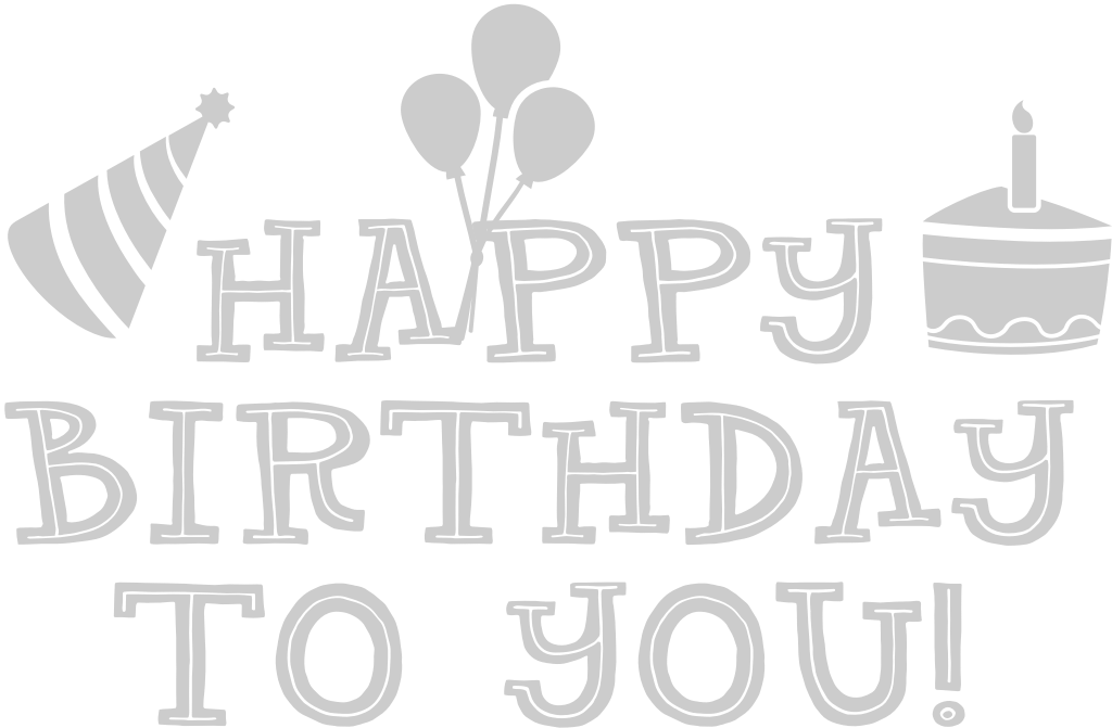 Birthday Text vector