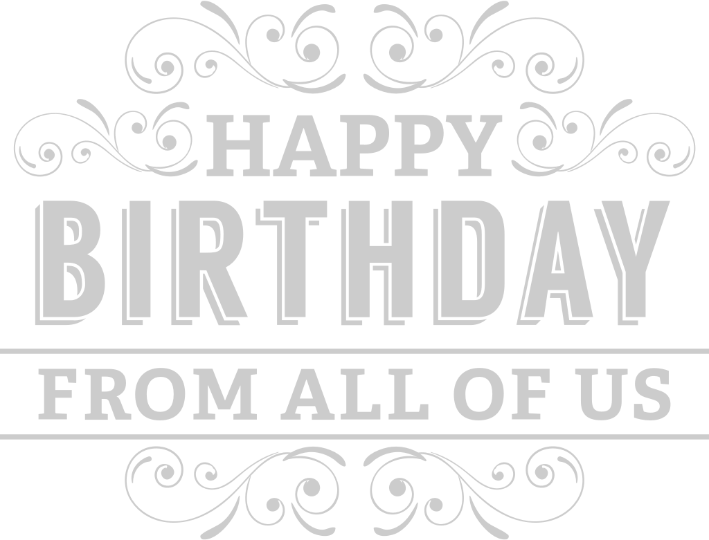 Birthday Text vector
