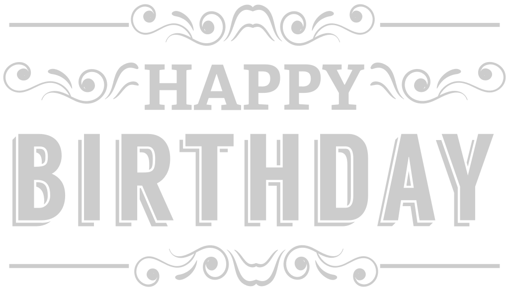 Birthday Text vector