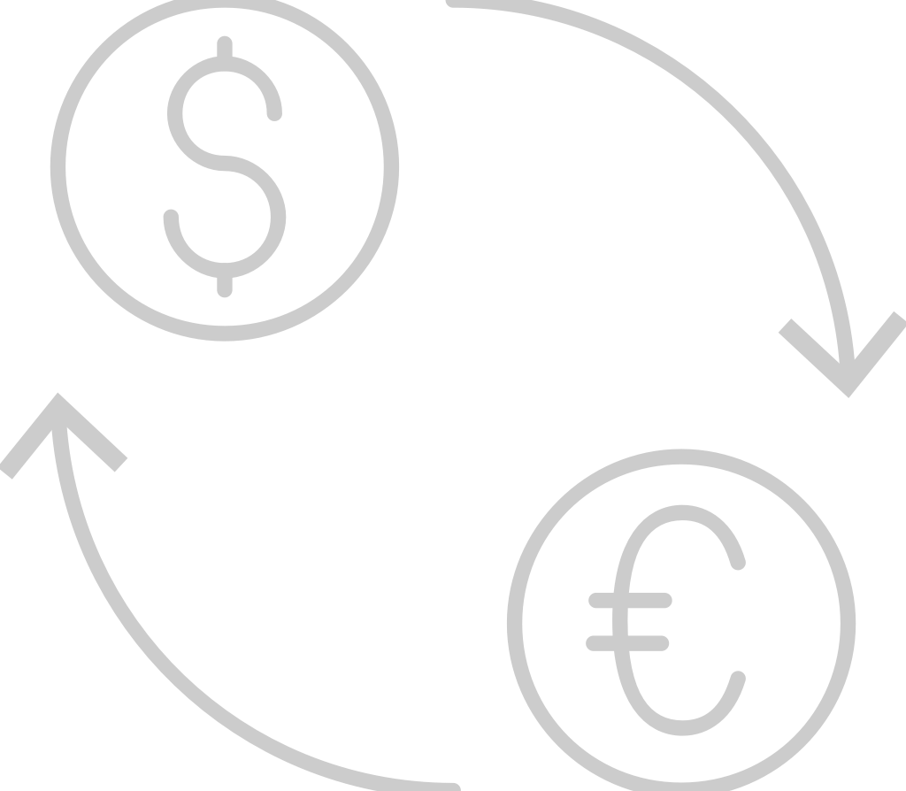 Money exhange vector