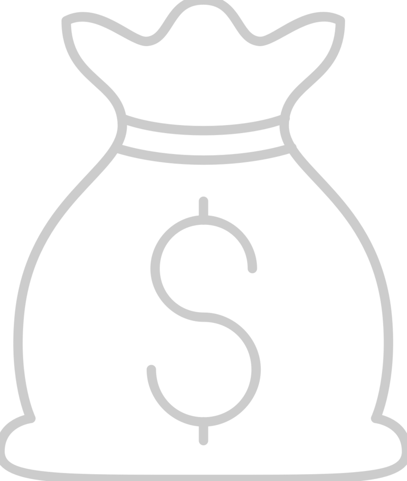Money bag vector