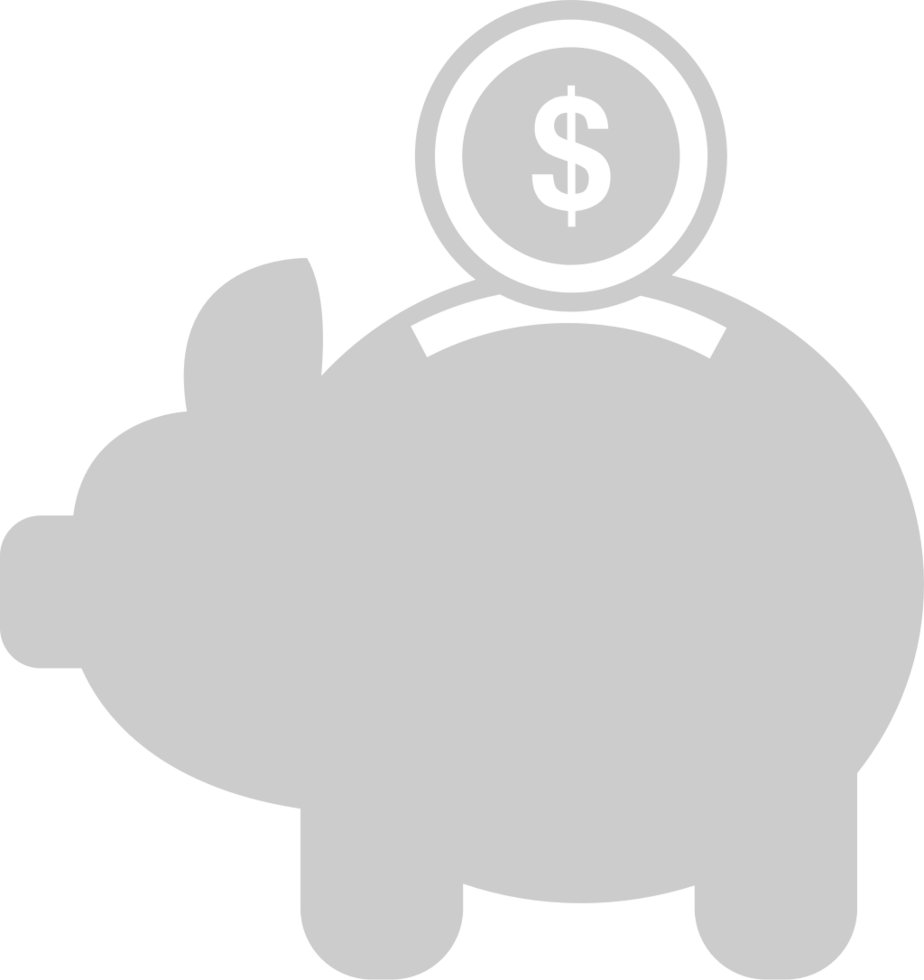 Money piggy bank vector