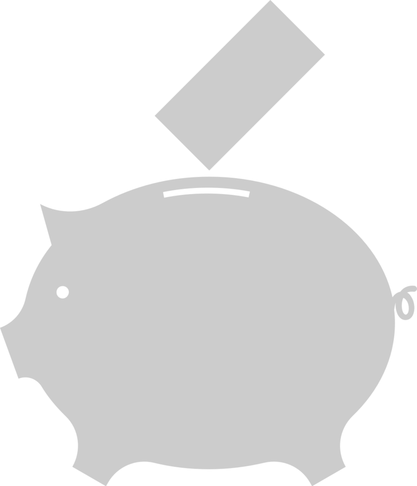 Money piggy bank vector