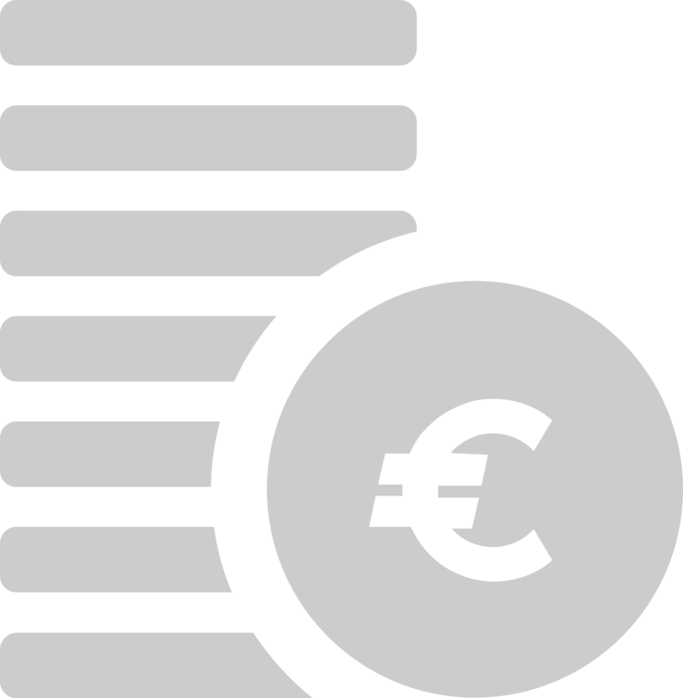 Money coins euro vector