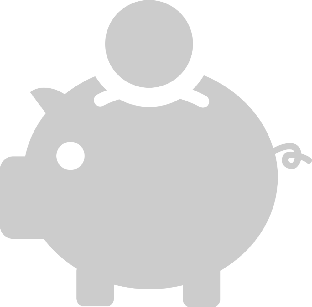 Money piggy bank vector