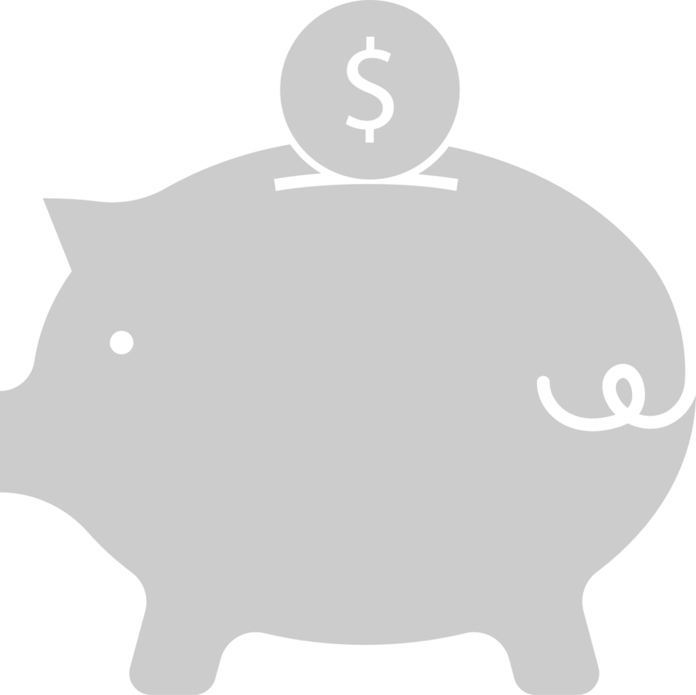 Money piggy bank vector