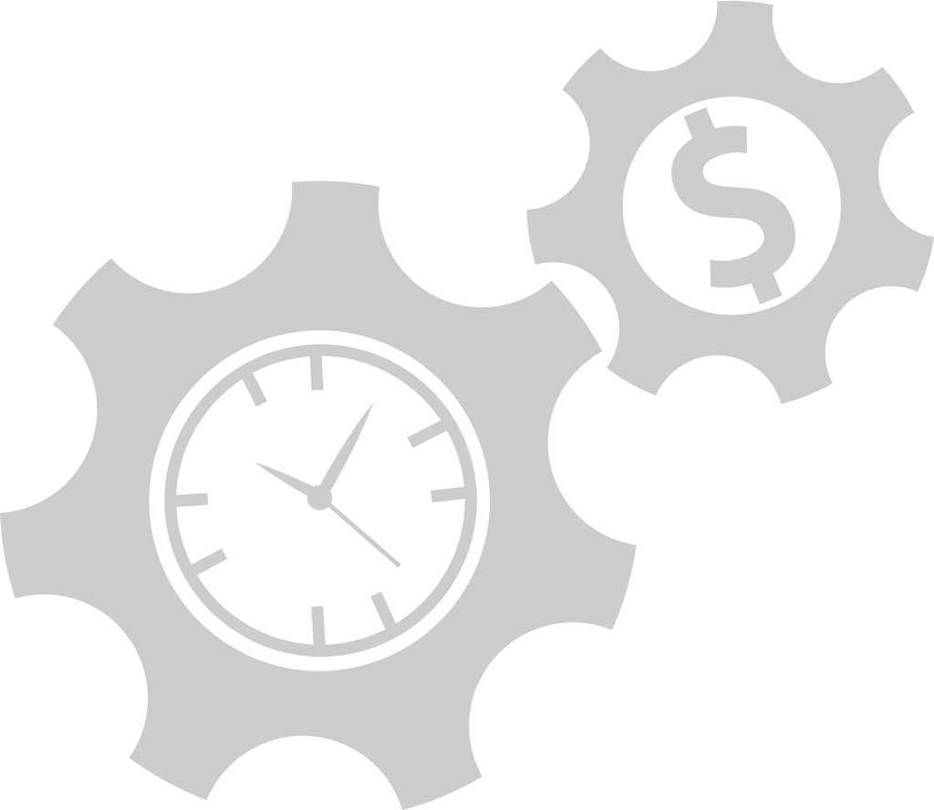 el tiempo es dinero vector