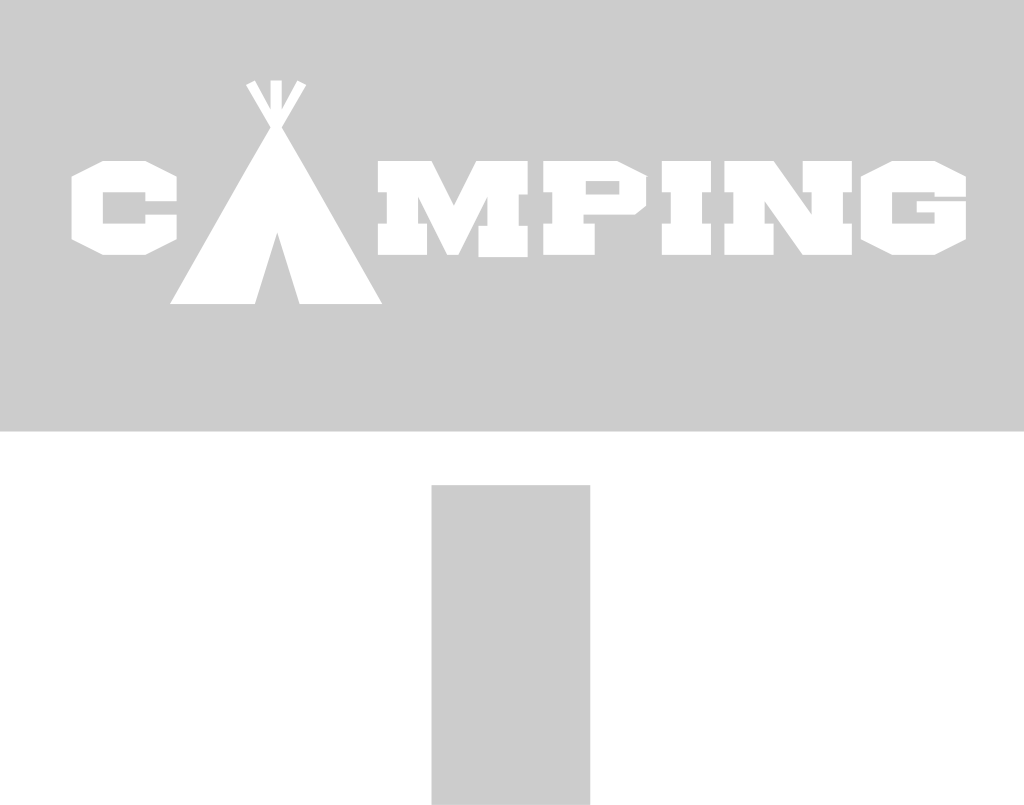 señal de campamento vector