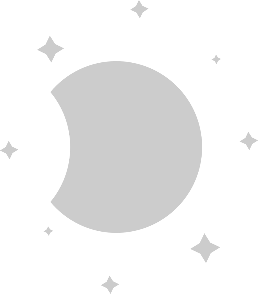 Moon phase vector