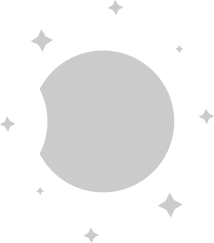 Moon phase vector