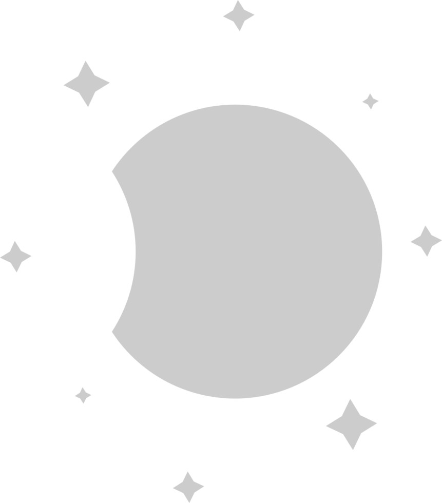 Moon phase vector