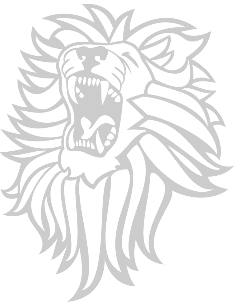 Lion head vector