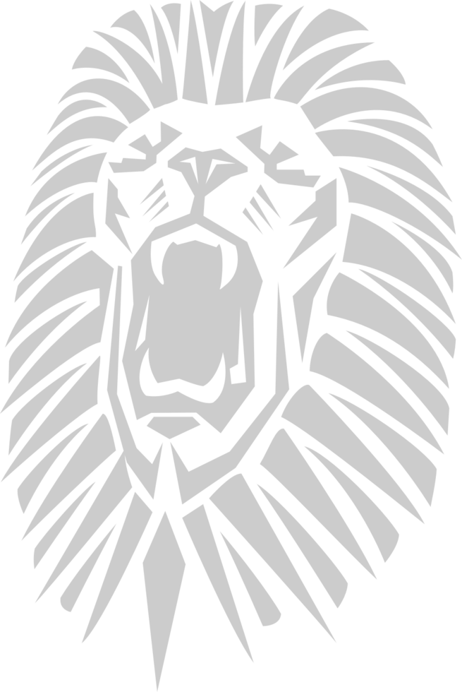 LIon roaring vector