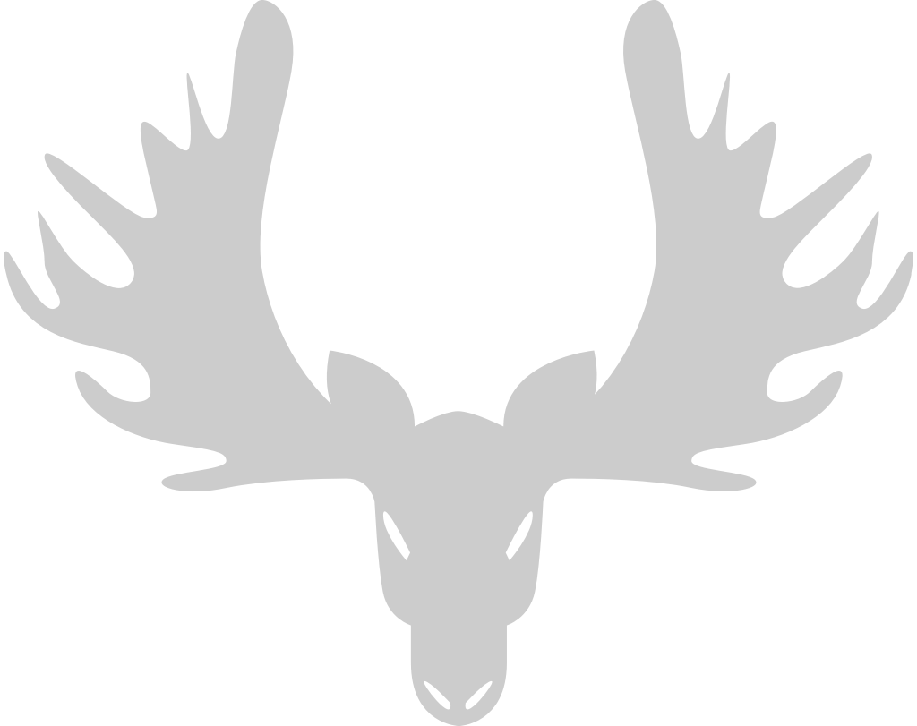 Moose skull vector