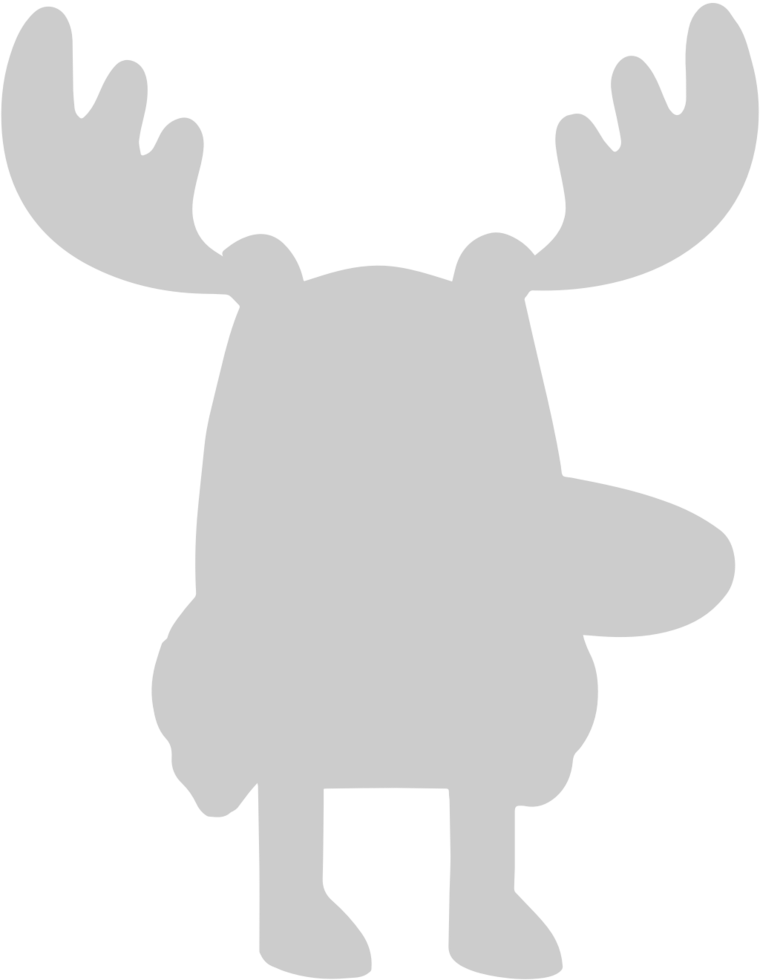 Moose cartoon vector