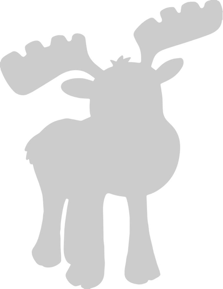 Moose cartoon vector
