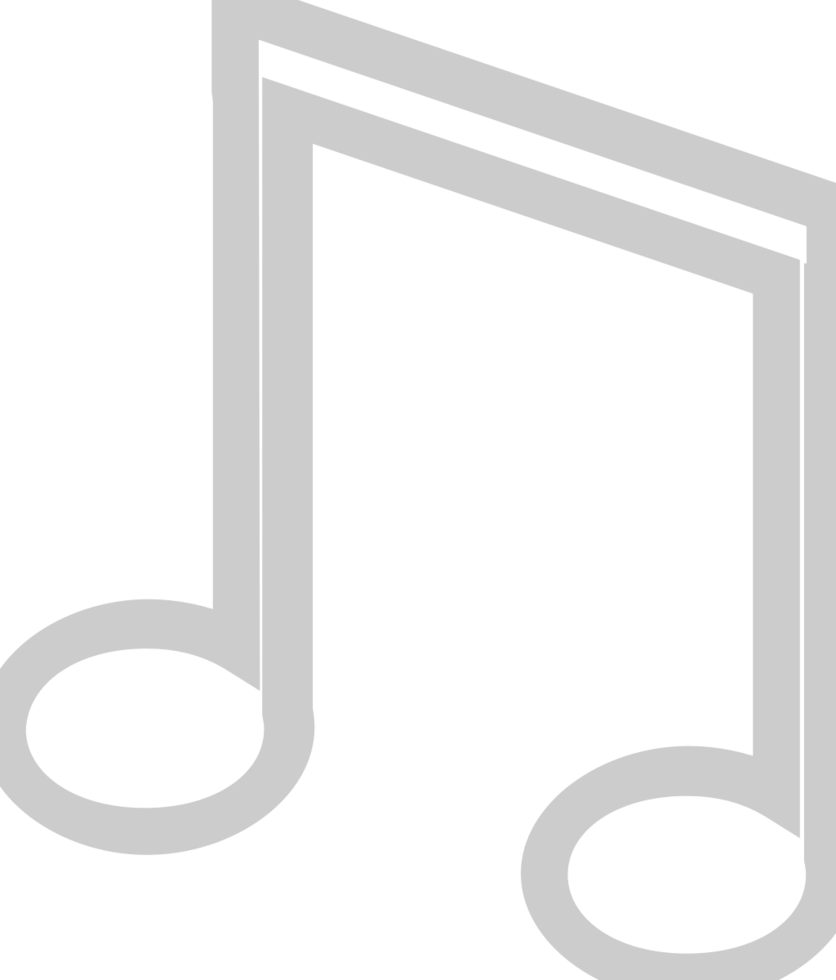 Music note vector