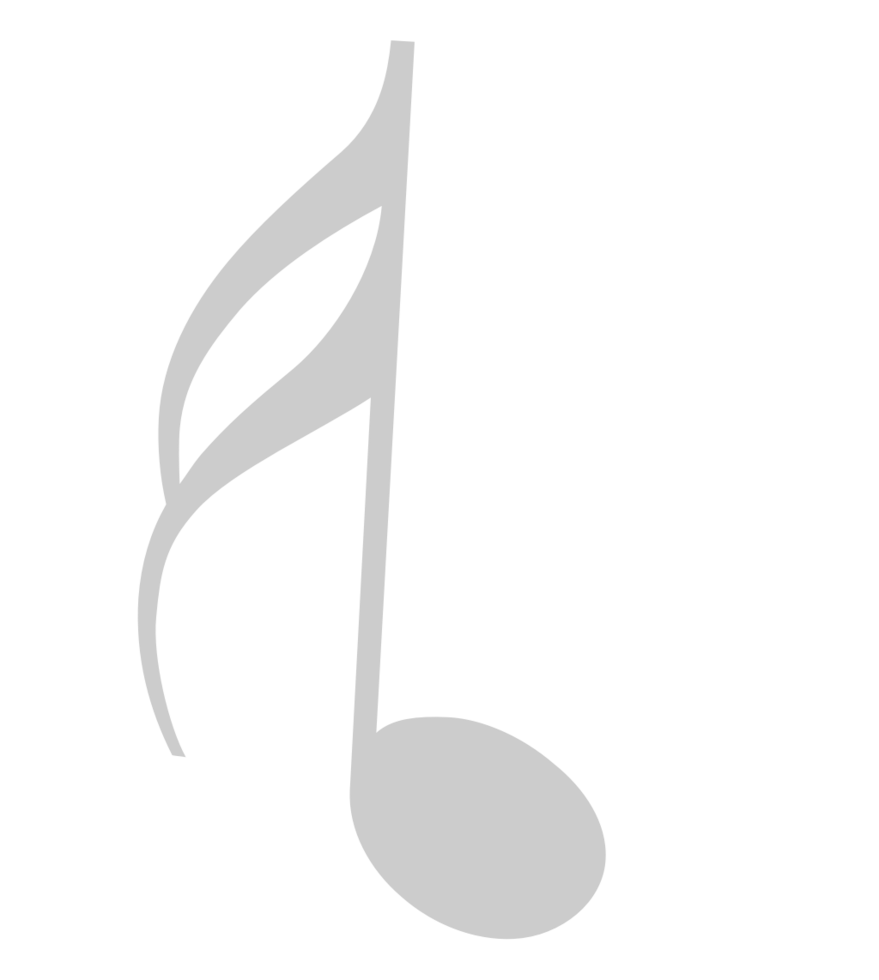 Music note vector