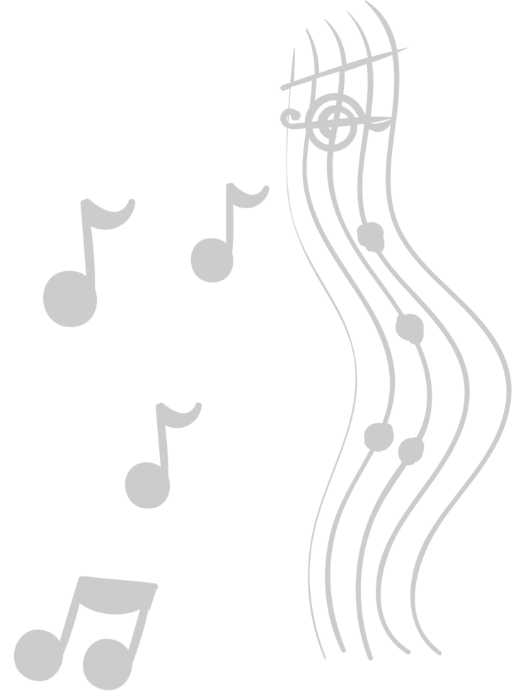 Music note vector