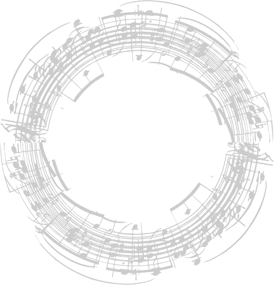 notas musicales vector