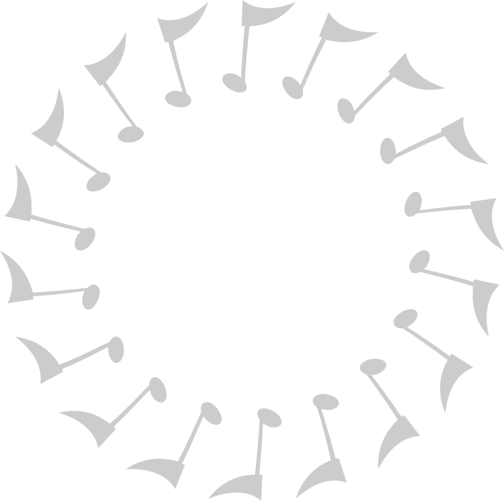 Music notes vector