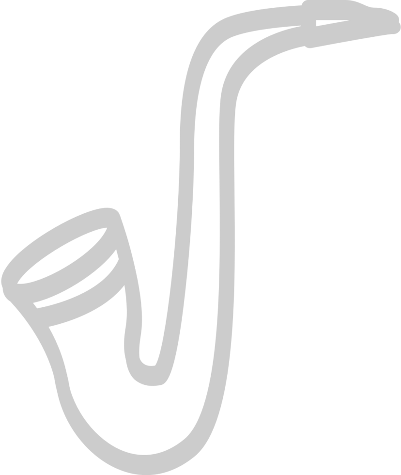 Music saxophone vector