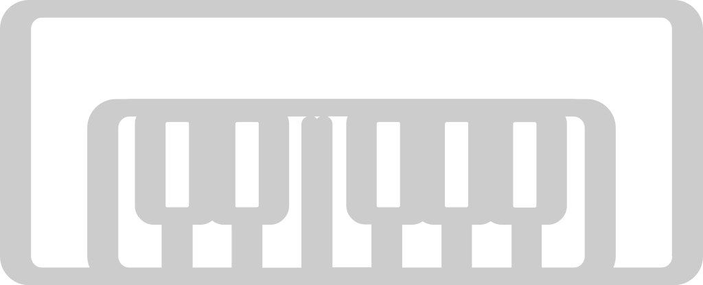 Music piano vector