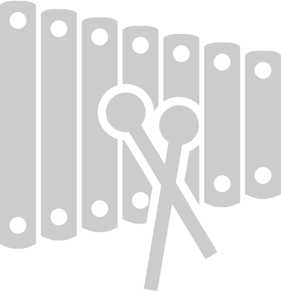 Music xylophone vector