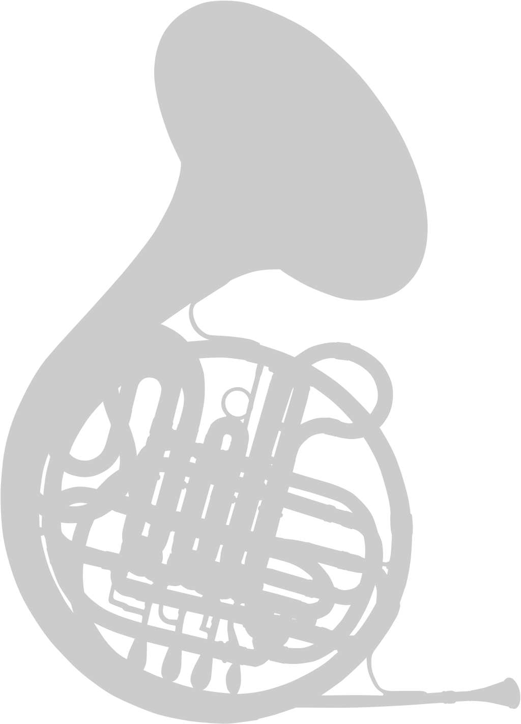 music-french-horn-36632526-vector-art-at-vecteezy