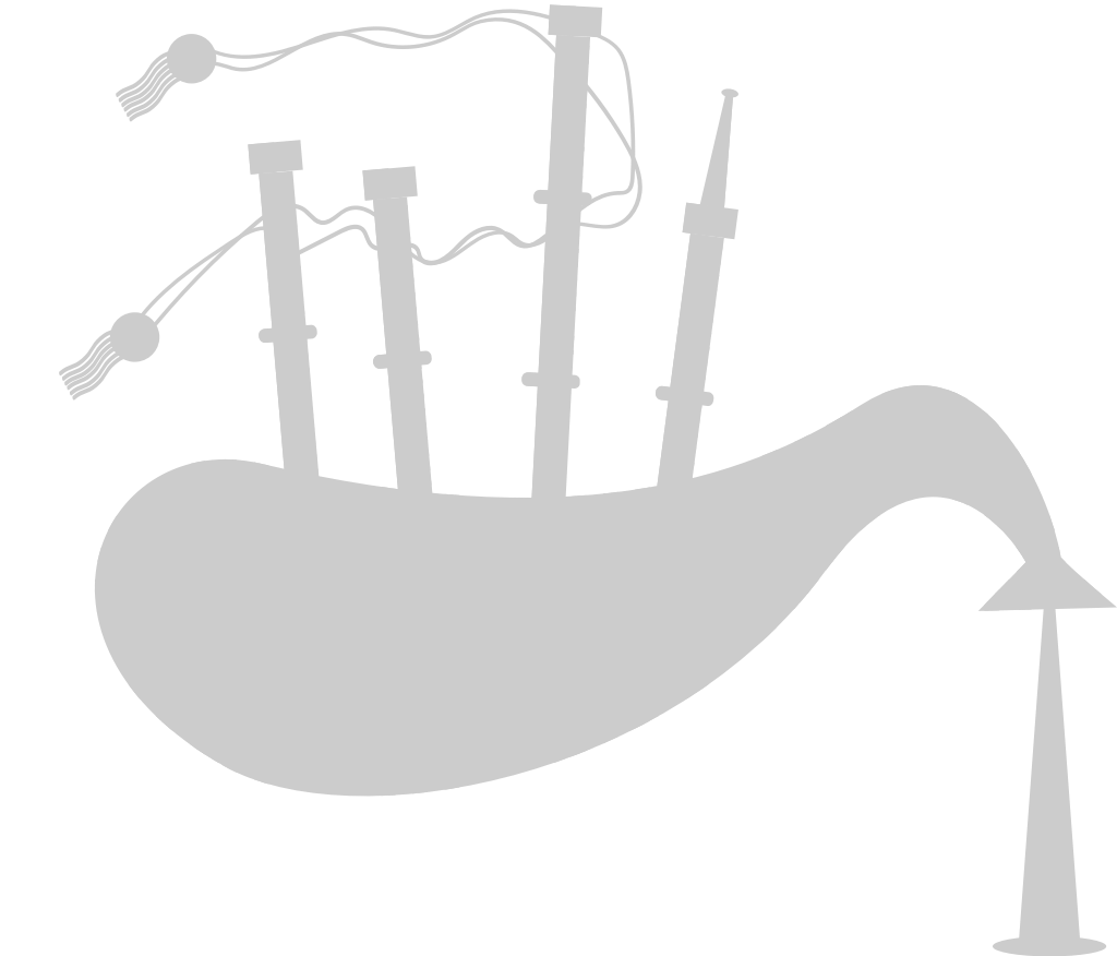 Music bagpipes vector