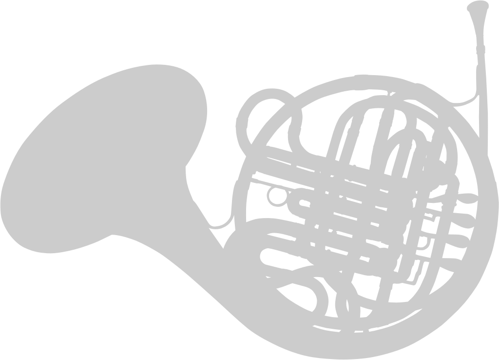 Music brass instrument vector