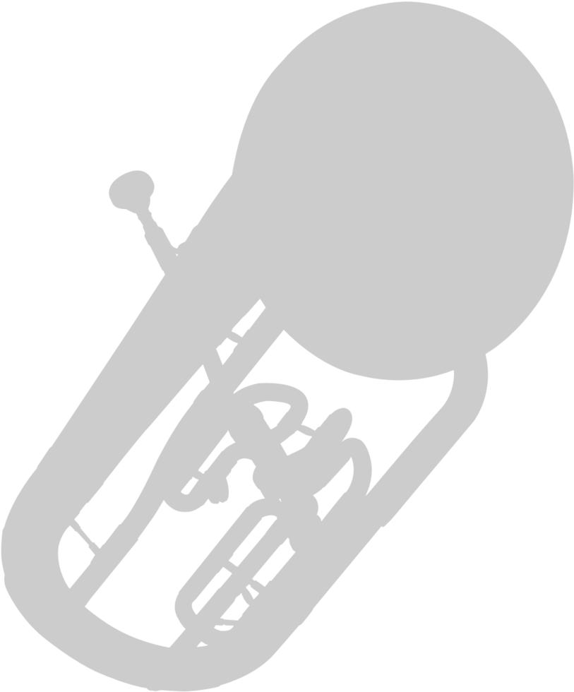 Music brass instrument vector