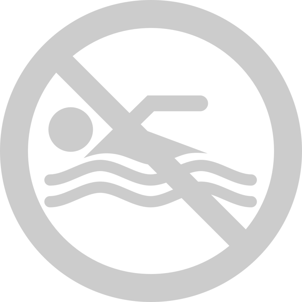 No swimming vector