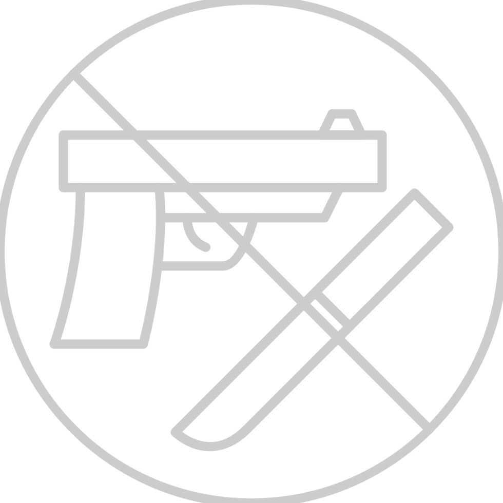 No weapons  vector