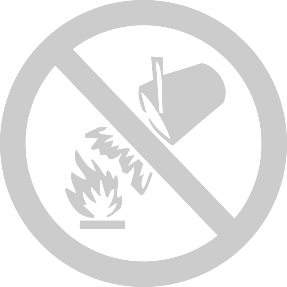 no put fire out vector