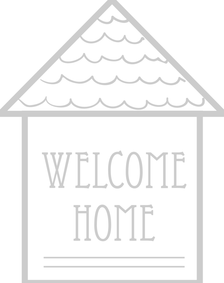 Homecoming Text vector