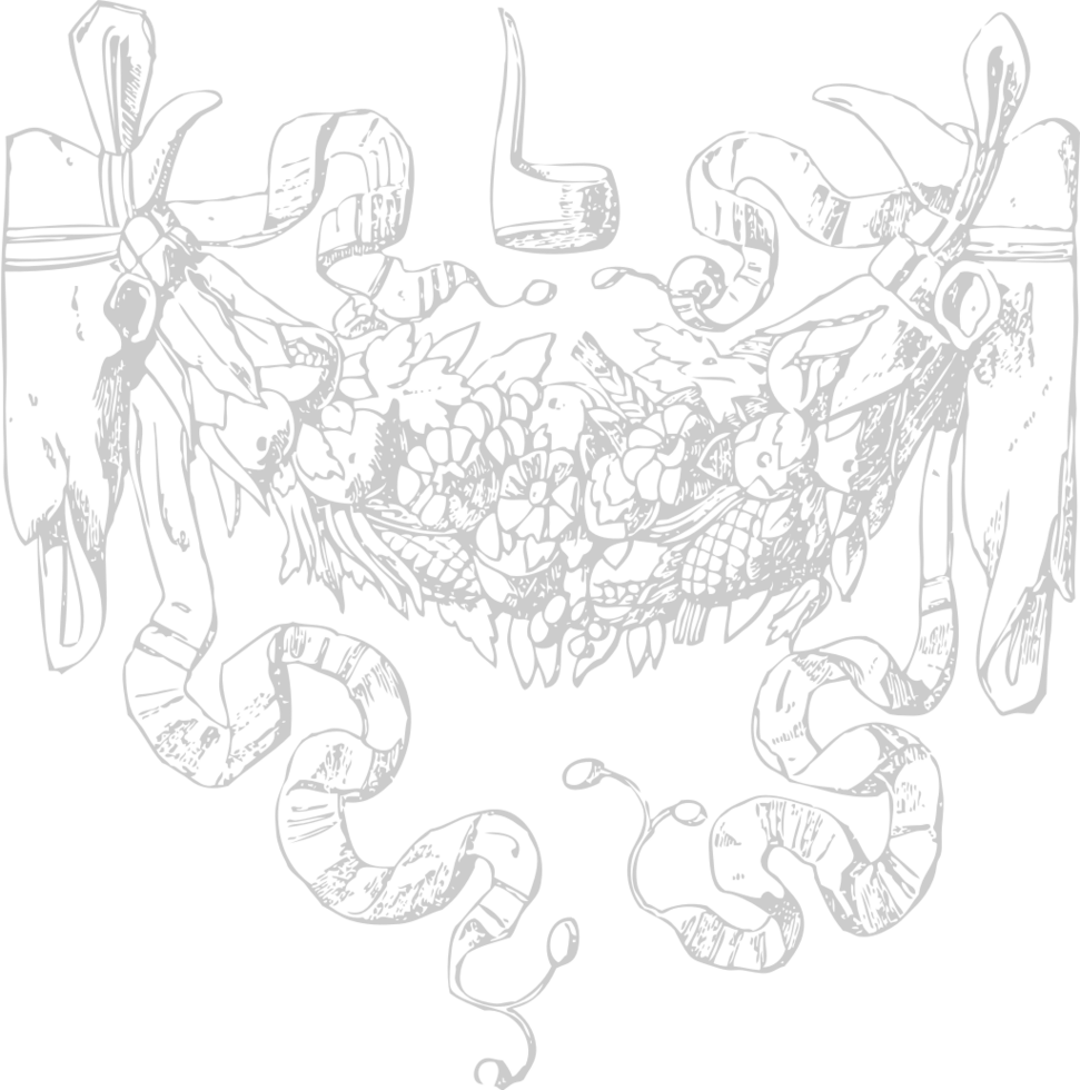 Ribbon banner sketch vector