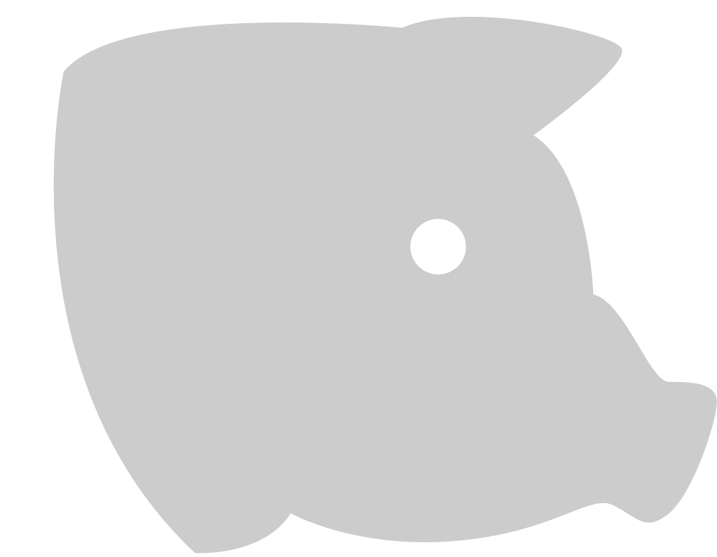 Pig head vector