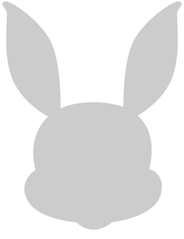Rabbit head vector