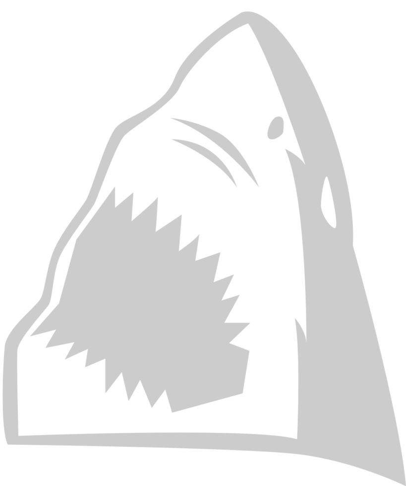 Shark head vector