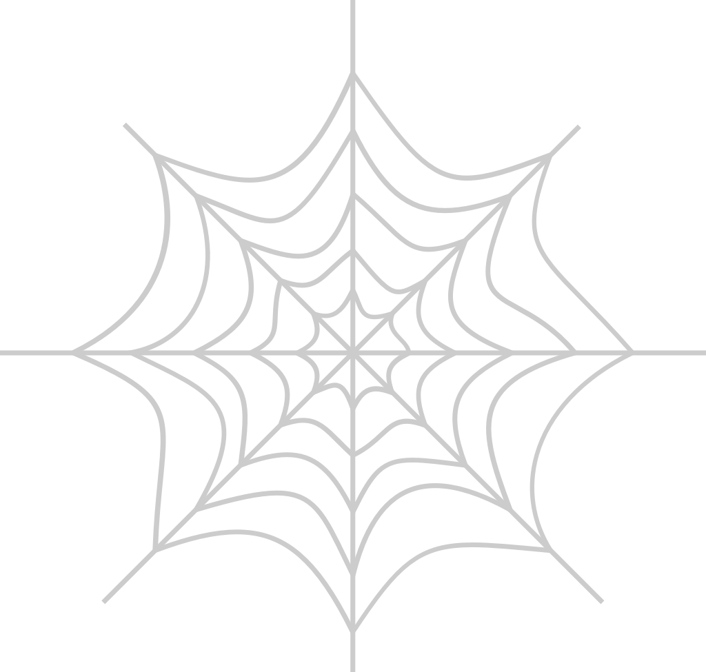 Spider webs vector