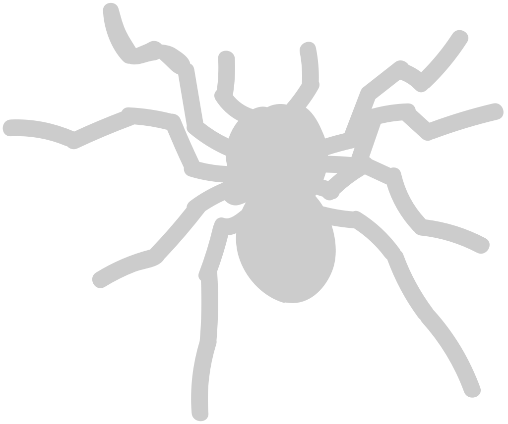 araña vector