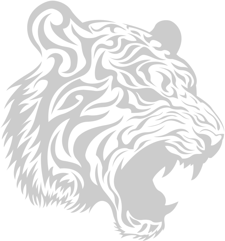 Tiger head vector