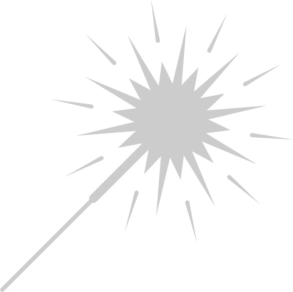 Party Sparkler vector