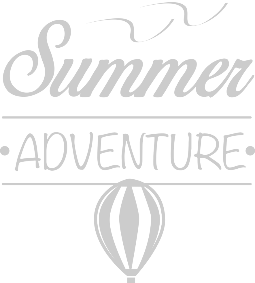 Summer Vacation Text vector