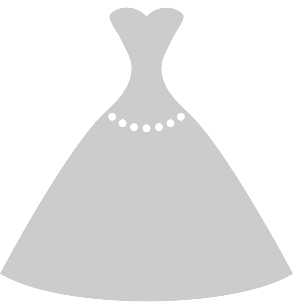 vestido de novia vector