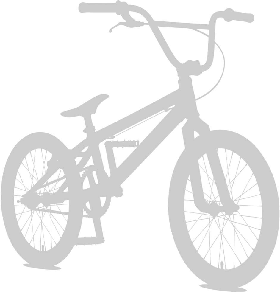 bicicleta bmx vector