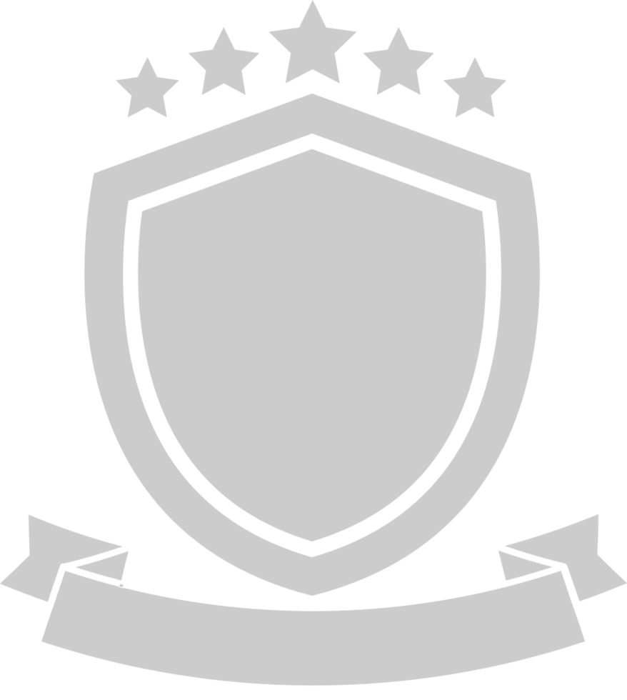 Shield with star vector