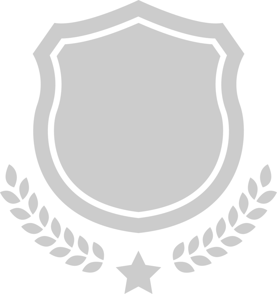 Shield olive wreath vector