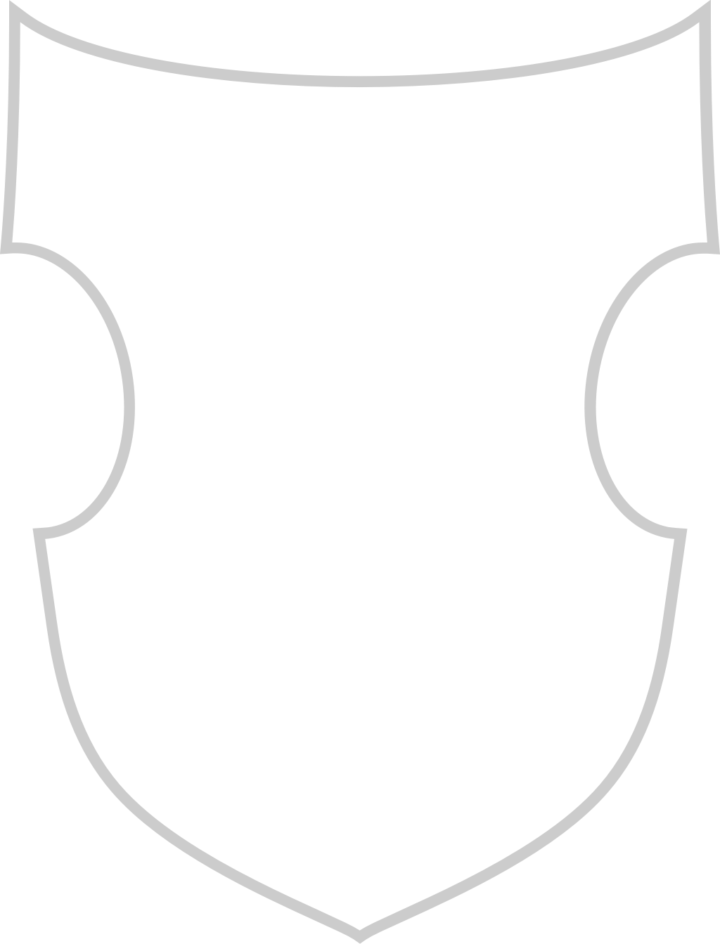 Shield outline 36634722 Vector Art at Vecteezy
